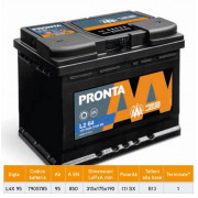 BATTERIA  12V 95AH EN850 L4X ACCUMULATORI ALTO ADIGE 315x175x190 POLARITA SX 7905785